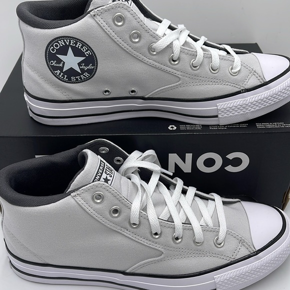 Converse Men’s CTAS MALDEN STREET MID
BARELY GREY/DARK MATTERWHITE A08612F Snkrs - Picture 4 of 16